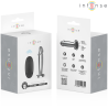 Intense - Plug Anal 10 Vibrations Gode Métallique Avec Télécommande S
